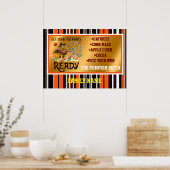 Poster Automne belle collection moderne Thanksgiving (Cuisine)