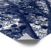 Poster Automne bleu (Coin)