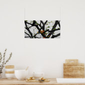 Poster Automne Branches de l'arbre d'automne (Cuisine)