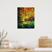 Poster automne brûlant (Cuisine)