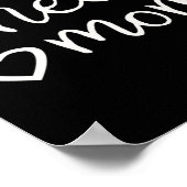 Poster Automne Cheer Maman Cheerled Pom-pom girl Mama Mot (Coin)