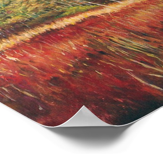 Poster automne coloré paysage d'automne Imprimer (Coin)