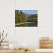 Poster Automne dans la rivière Pieniny Dunajec (Cuisine)