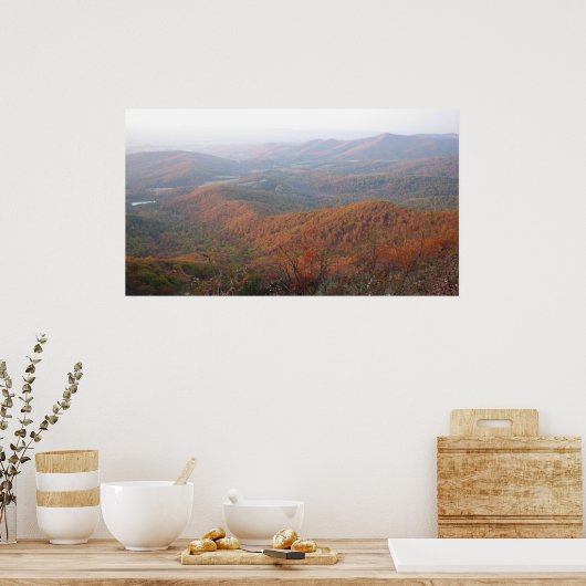 Poster Automne dans la vallée (Cuisine)