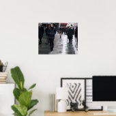 Poster Automne dans la ville (Bureau à domicile)