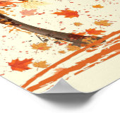 Poster Automne dans l'amour Automne Fête des mariées Affi (Coin)