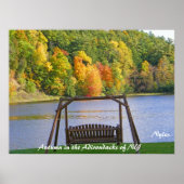 Poster Automne dans les Adirondacks de NY Imprimer ou Pos (Devant)