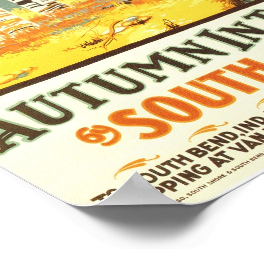 Poster Automne dans les Dunes - Rive-Sud (Coin)