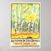 Poster Automne dans les Dunes - Rive-Sud (Devant)