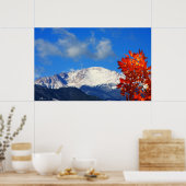 Poster Automne dans les Rocheuses colorées (Cuisine)