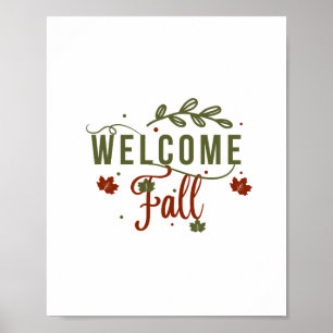 Poster Automne de bienvenue