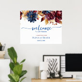 Poster Automne de la Marine Bourgogne (Bureau à domicile)