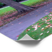 Poster Automne du jardin public (Coin)