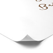 Poster Automne Elle est hors du marché Fête des mariées B (Coin)