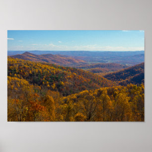 Poster Automne en Shenandoah National Park, Virginie