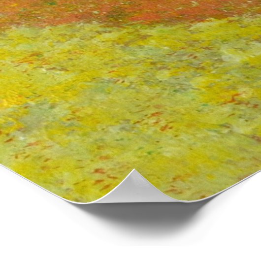 Poster Automne Fallen Feuilles (Coin)