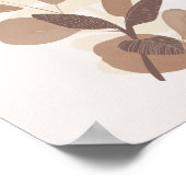 Poster Automne Feuilles Ferme Botanique (Coin)
