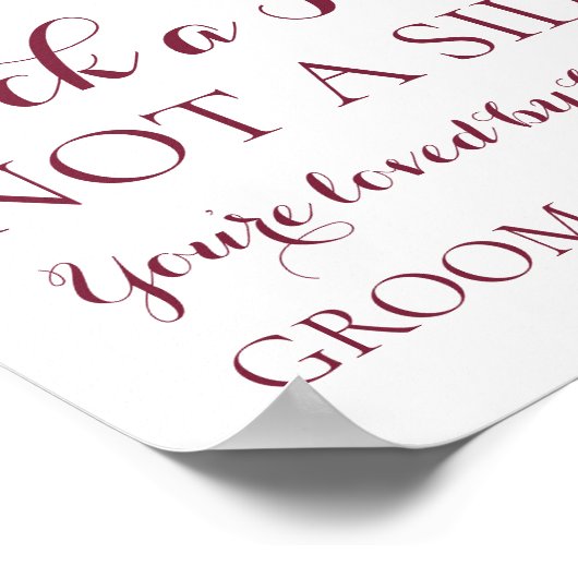 Poster Automne Fleur Choisir un siège pas un panneau laté (Coin)