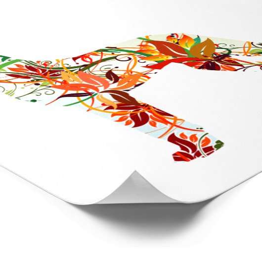 Poster Automne Grande Dane (Coin)