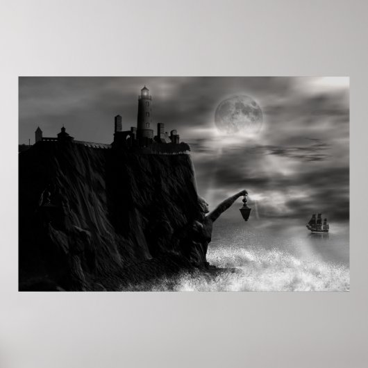 Poster automne gris (Devant)