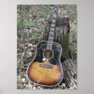 Poster Automne Guitare