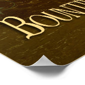 Poster Automne Harvets d'automne Halloween Primitive Folk (Coin)