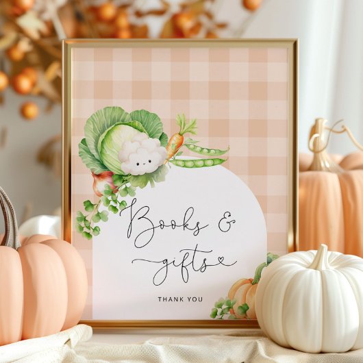 Poster Automne Marché des fermiers cultivés localement Li