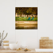 Poster Automne Matin à Paris France (Cuisine)