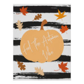 Poster Automne Moisson Citrouille Automne Vibe (Devant)