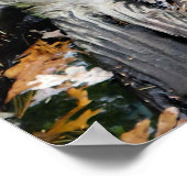 Poster Automne Otter Pond Feuille (Coin)