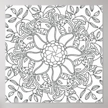 Automne paisible : Coloration forestière