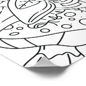 Poster Automne paisible : coloriage de forêt (Coin)