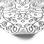 Poster Automne paisible : Halloween coloriage magique (Coin)