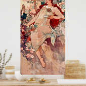 Poster Automne par Alfons Mucha (Cuisine)