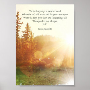 Poster Automne par Laura Jaworski