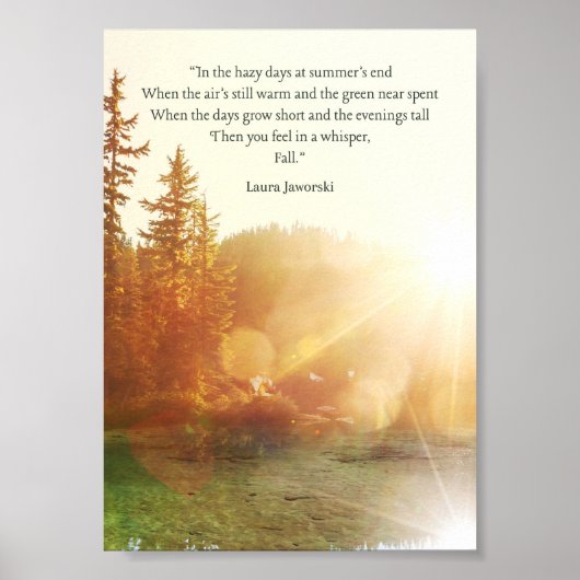 Poster Automne par Laura Jaworski (Devant)