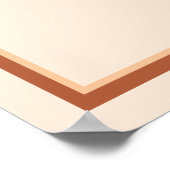 Poster Automne Plaid Un Petit Baby shower Citrouille Accu (Coin)