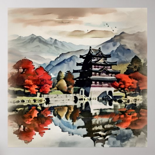 Poster Automne profond (Devant)