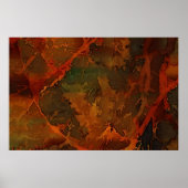 Poster Automne profond Terre riche automne Abstrait (Devant)