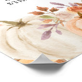 Poster Automne Rustique Citrouille Onederday Photo Booth (Coin)