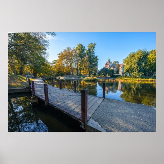 Poster Automne Serenity Vajdahunyad Castle à Budapest (Devant)