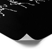 Poster Automne Sketon Danser (Coin)