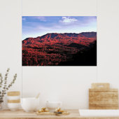 Poster Automne Smokey Mountain (Cuisine)