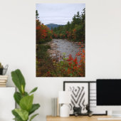 Poster Automne sur la rivière (Bureau à domicile)