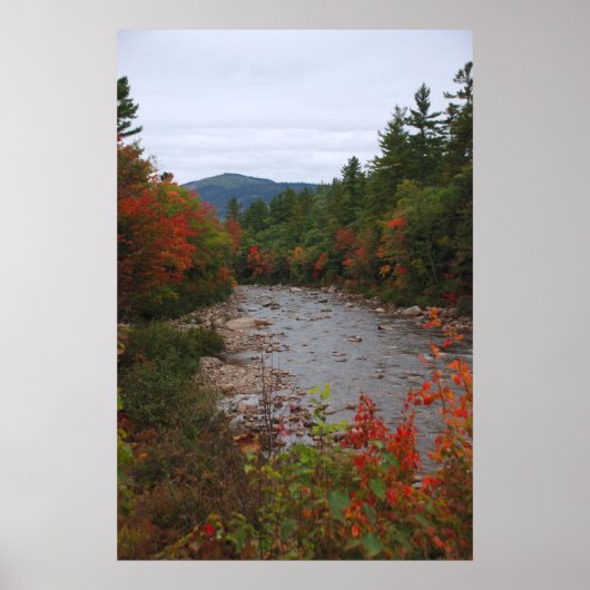 Poster Automne sur la rivière (Devant)