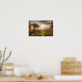 Poster Automne, Sur la rivière Hudson par Jasper F. Crops (Cuisine)