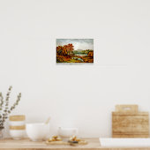 Poster Automne sur le lac George (Cuisine)