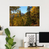 Poster Automne sur le sentier vers le lac Dream (Bureau à domicile)