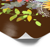 Poster Automne Thanksgiving Brown (Coin)