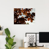 Poster Automne transparent (Bureau à domicile)